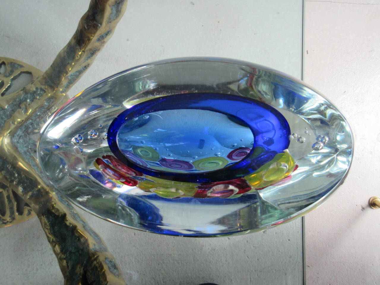 Colorful Murano Vase by Schiavon 1