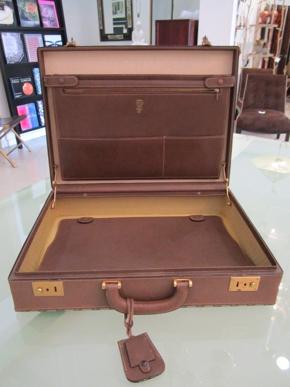 Vintage Gucci  Double G Briefcase 5