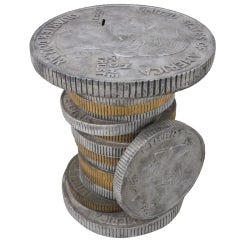 Stack of Coins Table