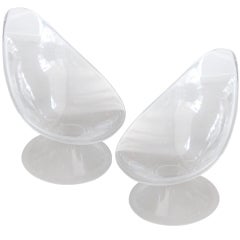 Pair of Laverne Lilly Lucite Chairs
