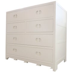 White Chest of Drawers by Baker