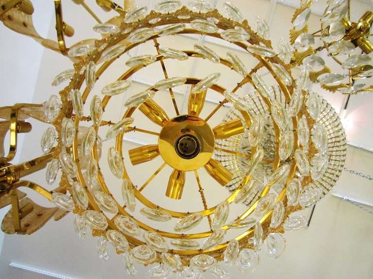 Vintage Sciolari Teardrop Chandelier 4