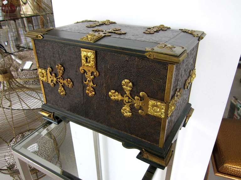 19th Century Continental Box or Casket In Good Condition In West Palm Beach, FL
