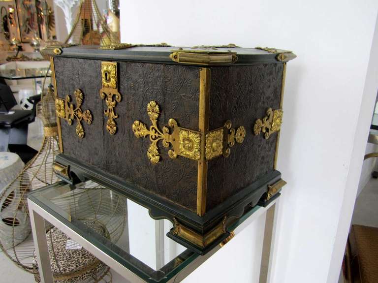 Renaissance Revival 19th Century Continental Box or Casket