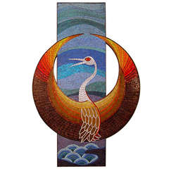Vintage Mid-Century Modern Phoenix Mosaic