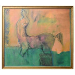 Surrealist Painting by Billy Hightower, Pegasus