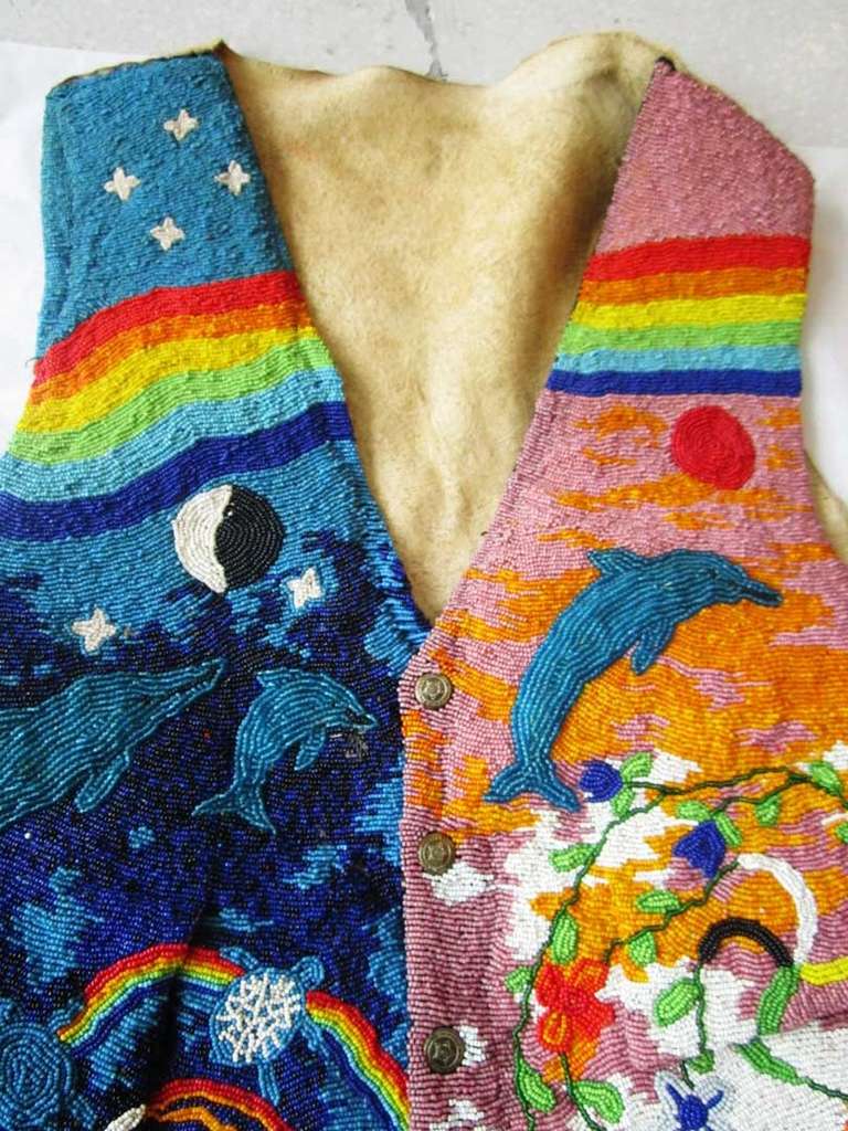 Extraordinary Vintage Beaded Vest at 1stdibs