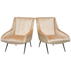 Pair of Vintage Italian Chairs