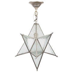 A Star-Shaped Ceiling Fixture