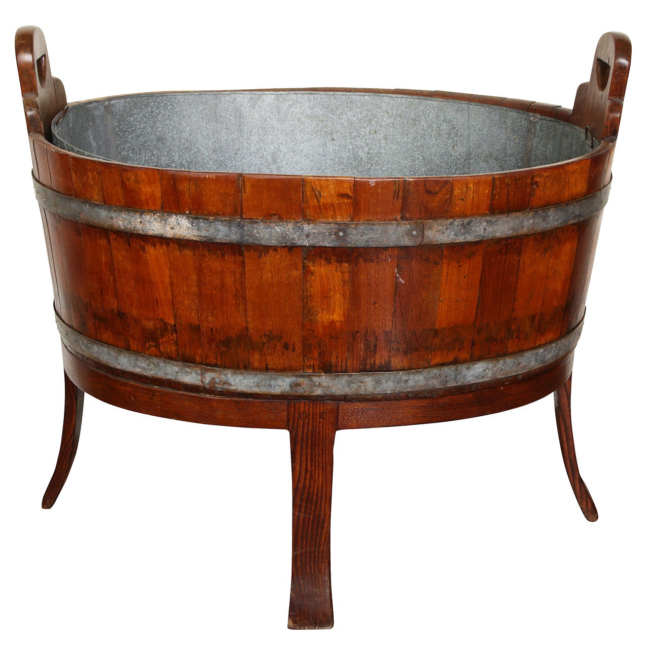 19th Century English Barrel Constructed Wine Cooler