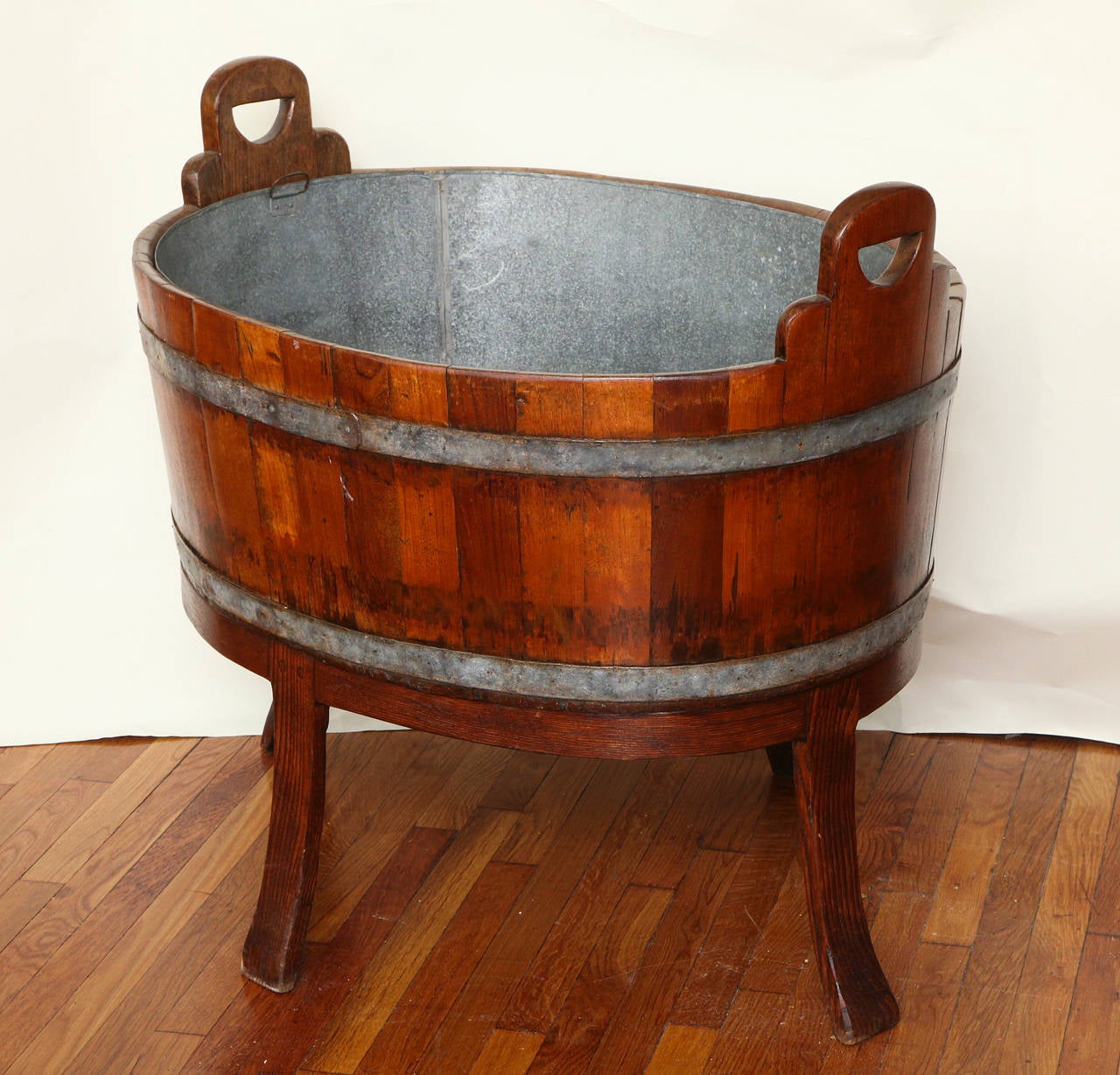 19th Century English Barrel Constructed Wine Cooler 3