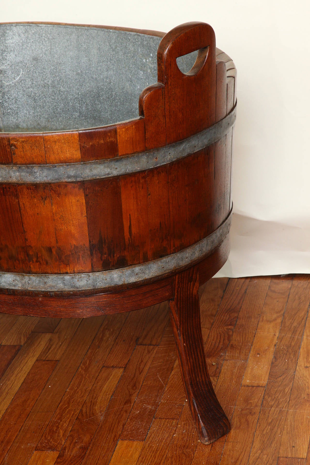 19th Century English Barrel Constructed Wine Cooler 4