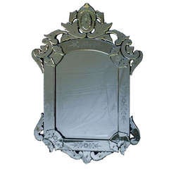 Vintage A French Venetian Mirror