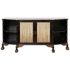 English Regency Style Bow Front Sideboard