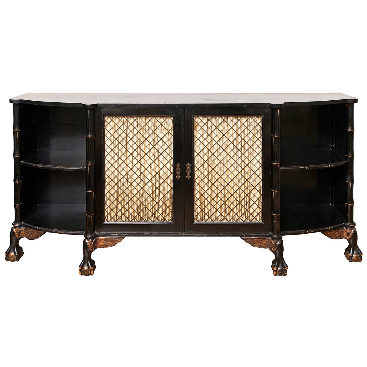 English Regency Style Bow Front Sideboard