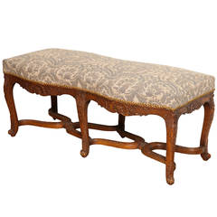 A French Regence Style Bench
