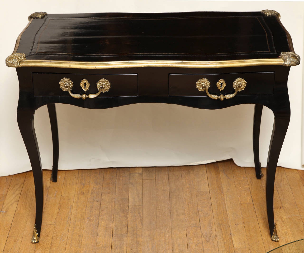 Ebonized Louis XV Style Side Table 1