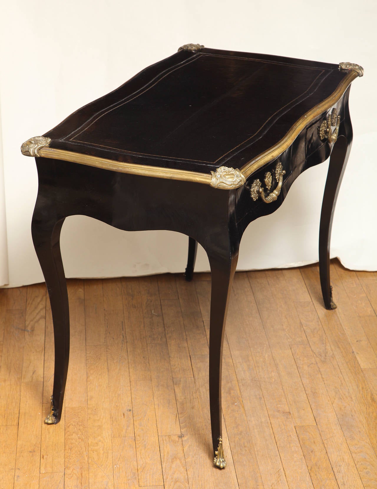 Ebonized Louis XV Style Side Table 2