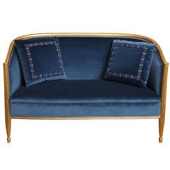 Französisches Art Deco Sofa nach Paul Follot