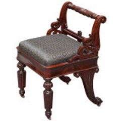 Pair of Russian Neoclassical Klismos Form Benches 4