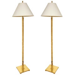 A Pair of American Mid Century Standing Lamps