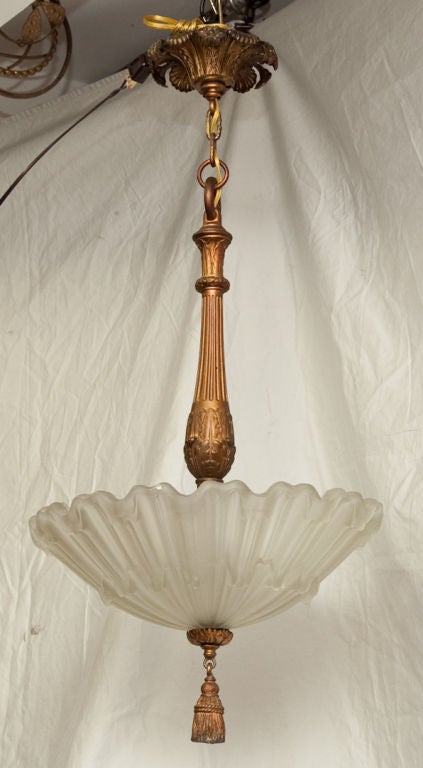 An American Ceiling Fixture by E. F. Caldwell