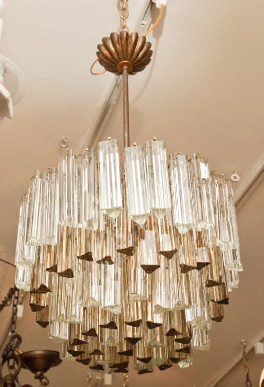 A Contemporary Design 4 Tiered Chandelier