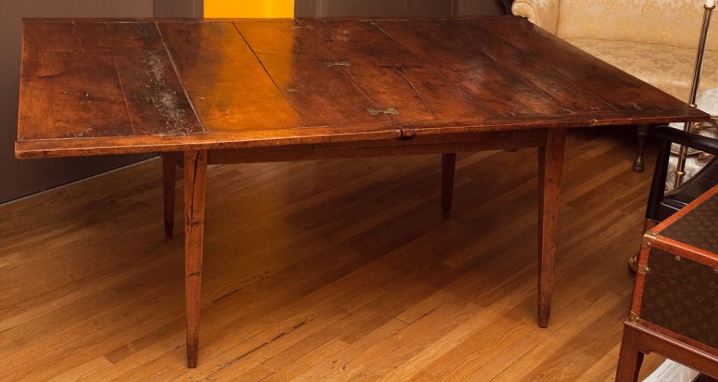 A French Elm Square Flip Top Table: Provenance Bunny Mellon 2