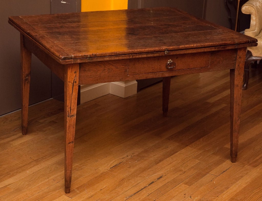 A French Elm Square Flip Top Table: Provenance Bunny Mellon 3