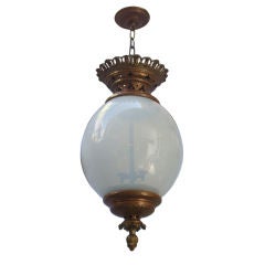 An American Aesthetic Movement Period Gas Powered Lantern