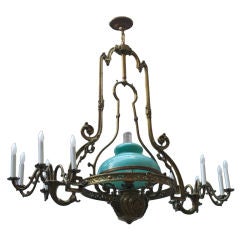 A 11 Light French Bronze Horizontal Fixture
