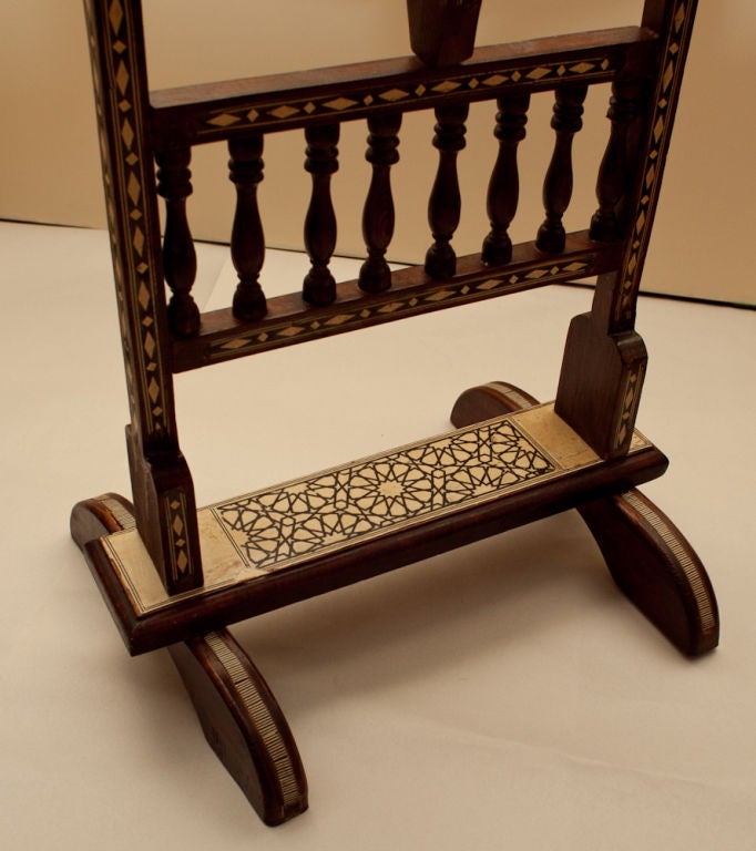 A Moroccan Side Table Inlaid with Mother of Pearl 3