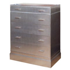 An Art Deco 5 Drawer Chest of Drawers by Kittinger