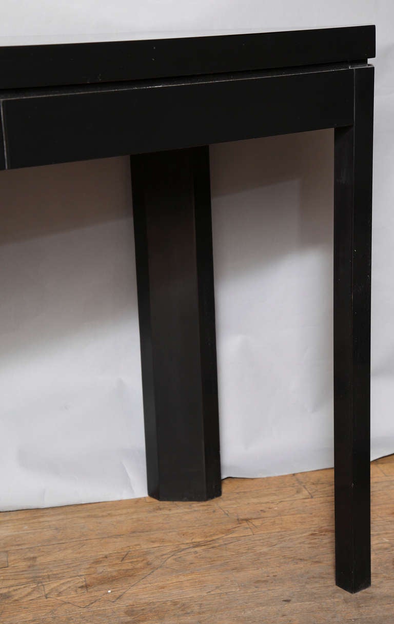 A Pair of Jules Wabbes Lacquered Console Tables 1