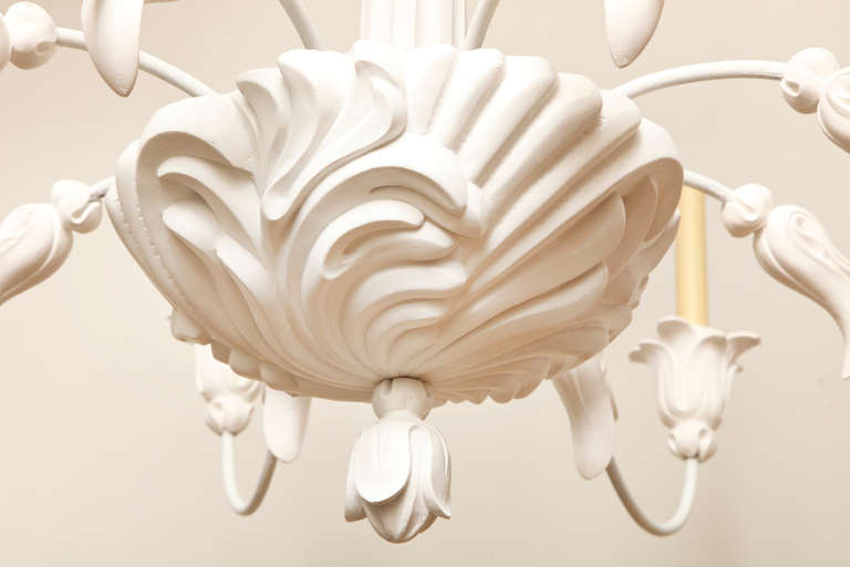 Tenerife Chandelier by David Duncan, Two Tiered Resin Chandelier  In New Condition For Sale In New York, NY