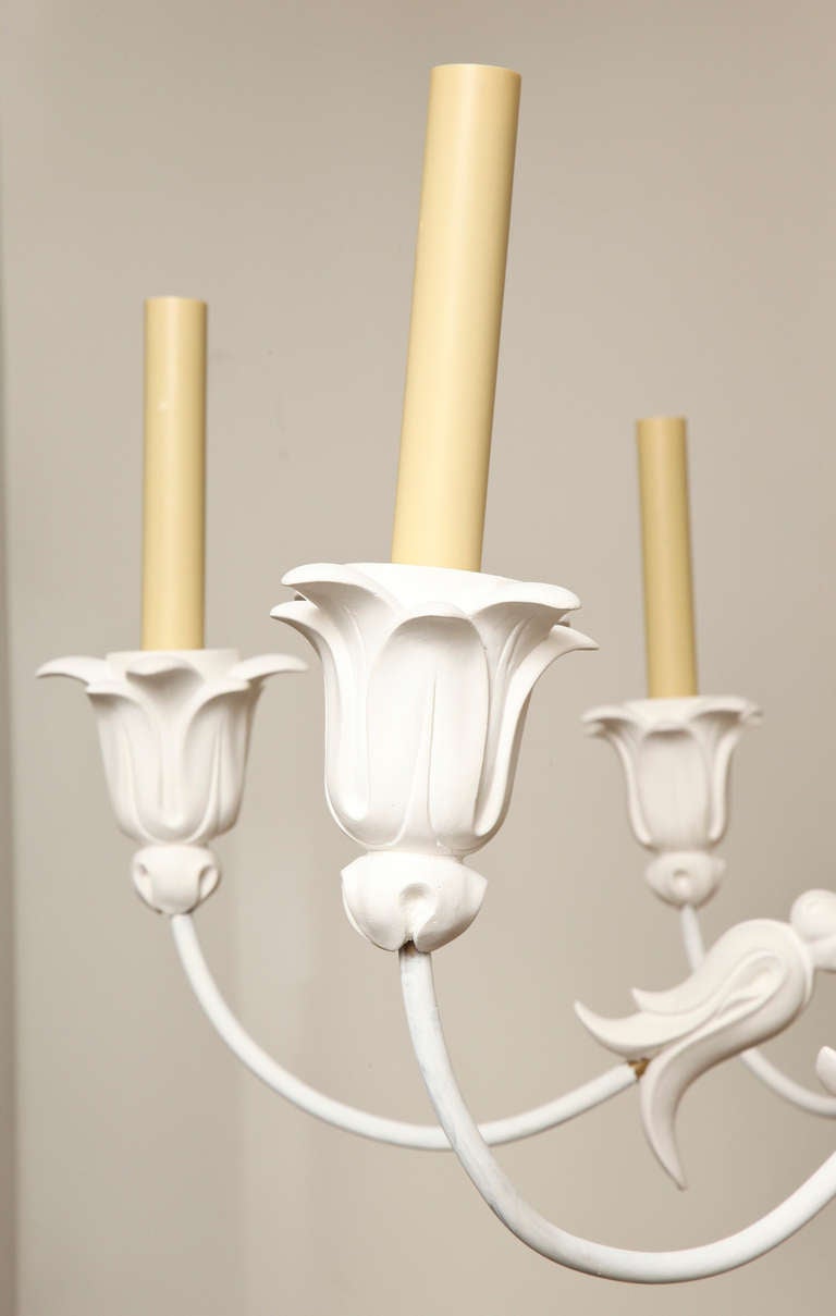 Tenerife Chandelier by David Duncan, Two Tiered Resin Chandelier  For Sale 3
