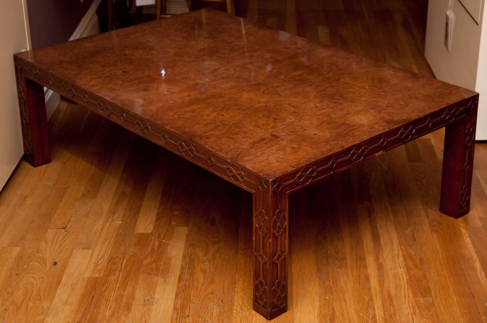 A Chinese Chippendale Style Coffee Table by Smith & Watson