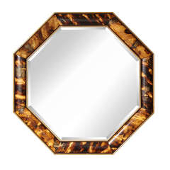 Vintage American Octagonal Mirror