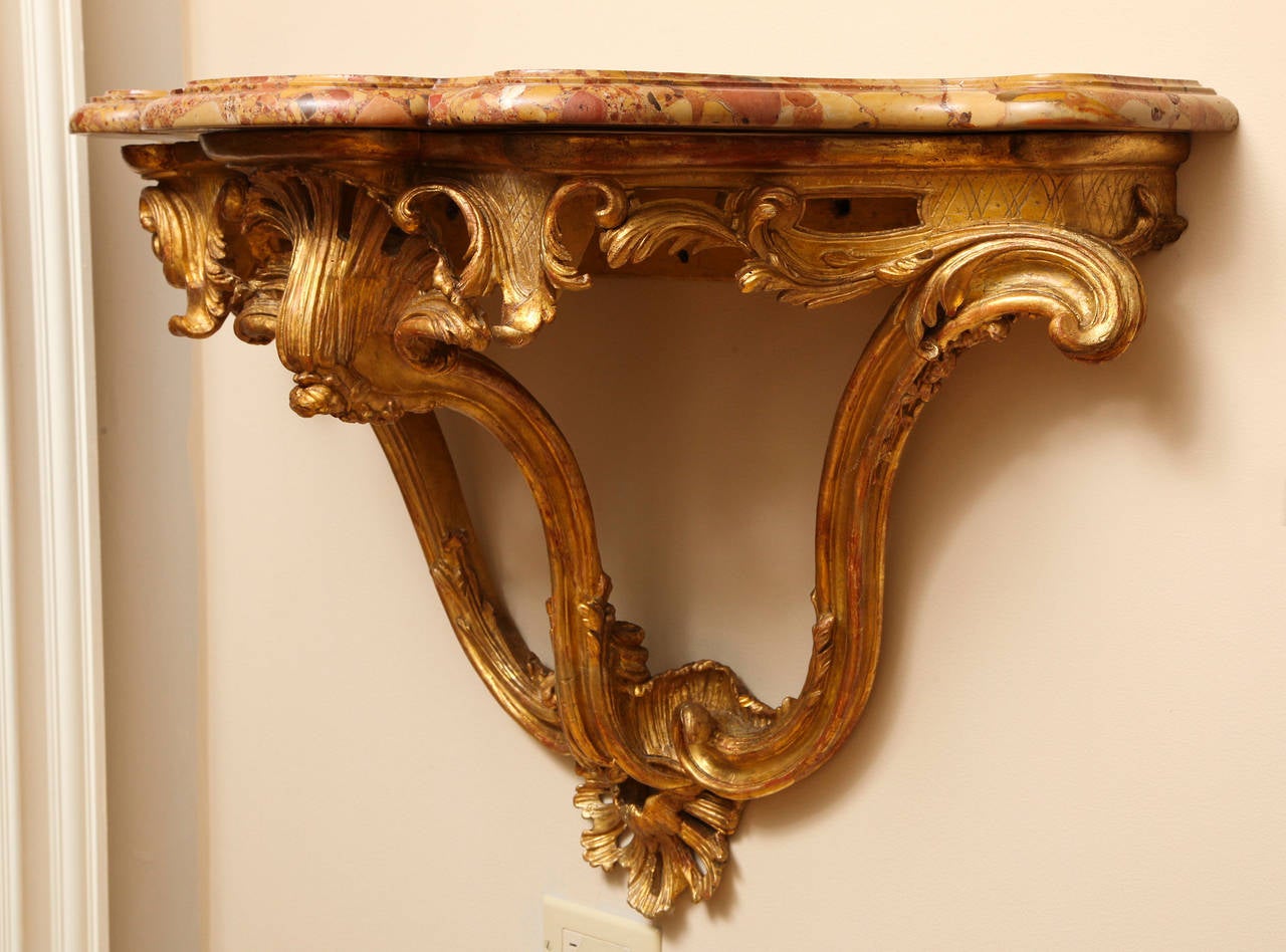 French Regence Style Wall-Mounted Console 4