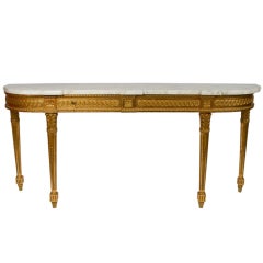 A French Louis XVI Style Console Table