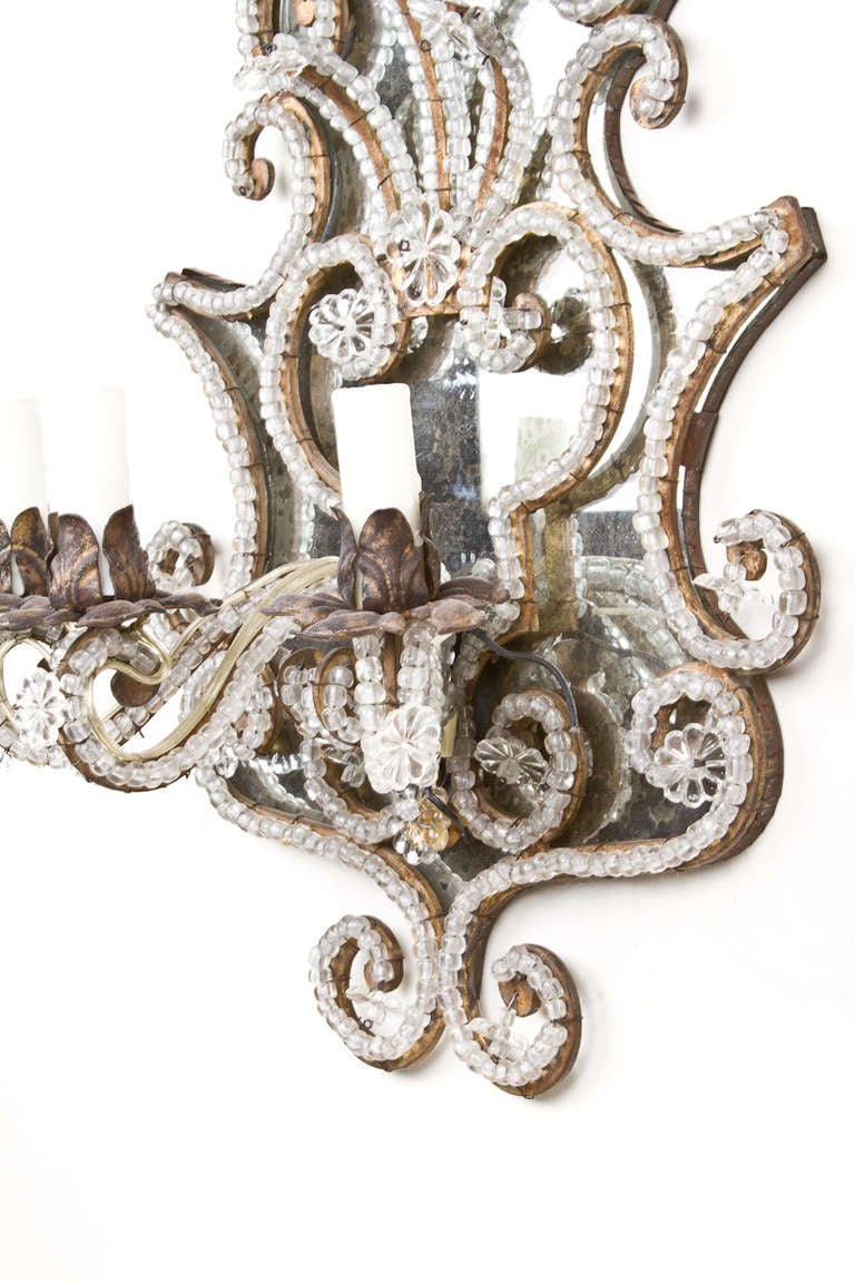 A Pair of 3-light Rococo Wall Sconces