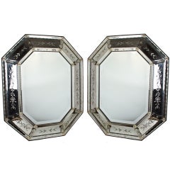 An Octagonal Venetian Mirror