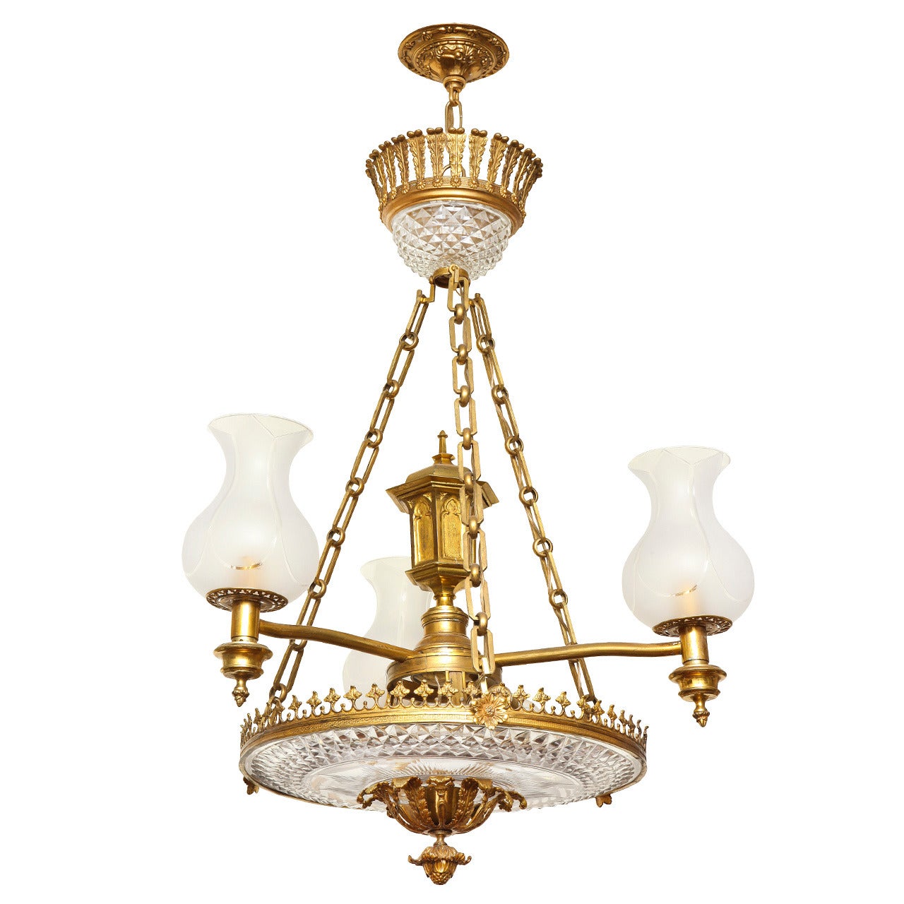 English Late Regency Colza Ceiling Fixture