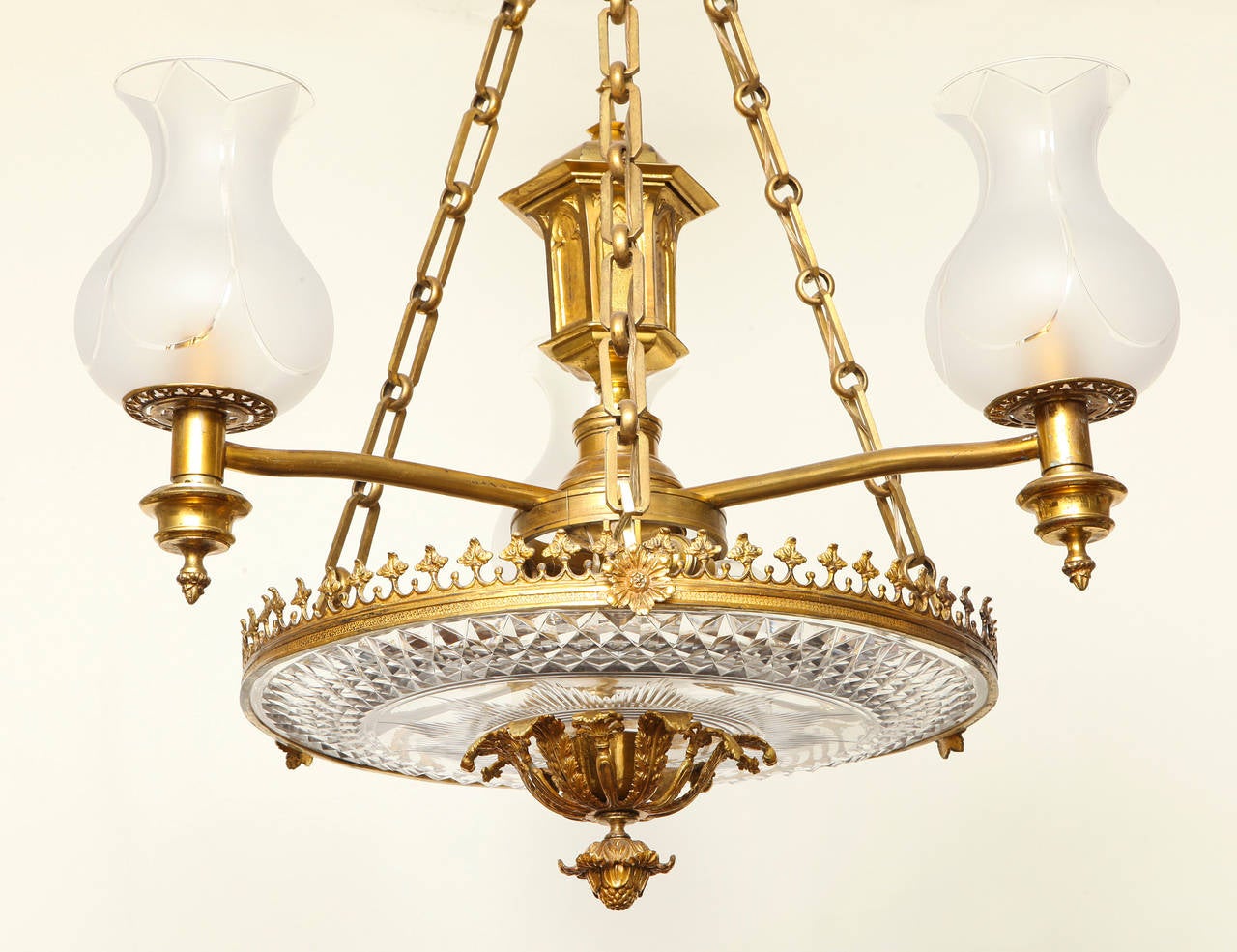 English Late Regency Colza Ceiling Fixture In Excellent Condition In New York, NY