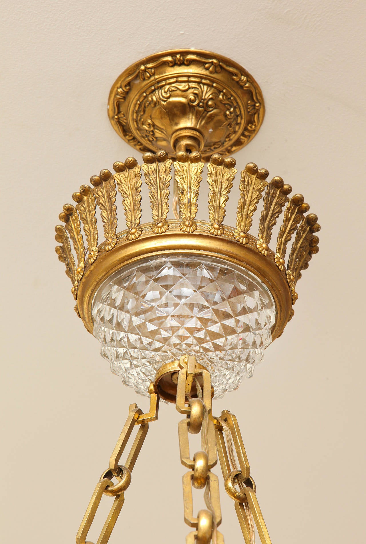 English Late Regency Colza Ceiling Fixture 4