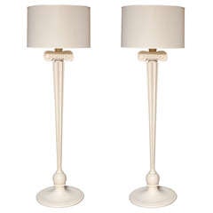 Pair of Neoclassic Design Standing Lamps