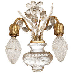 Two-Light Bagues Style Vanity Wall Light 8
