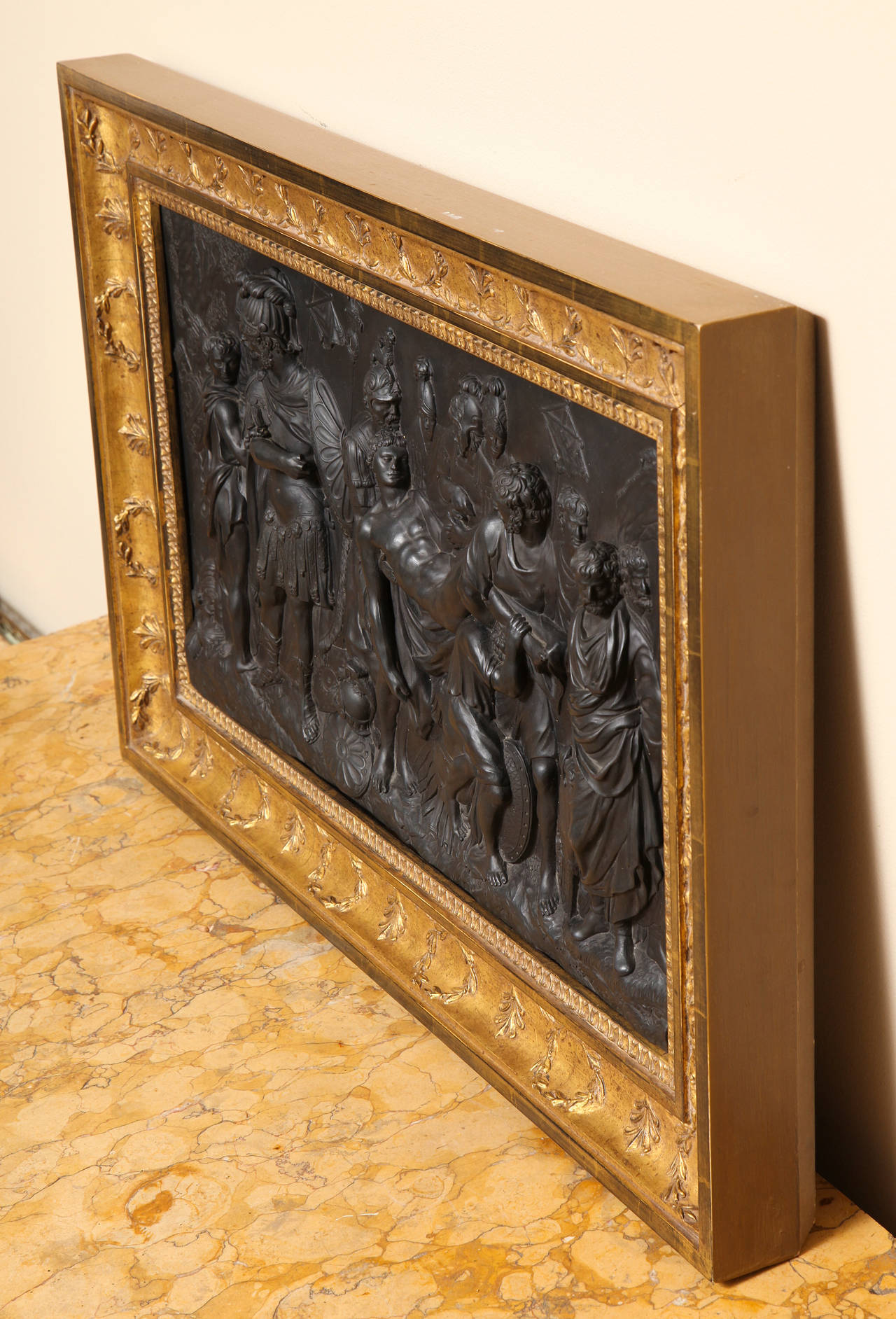 Bill Blass Estate English Wedgwood Plaque depicting Classical Figures 3