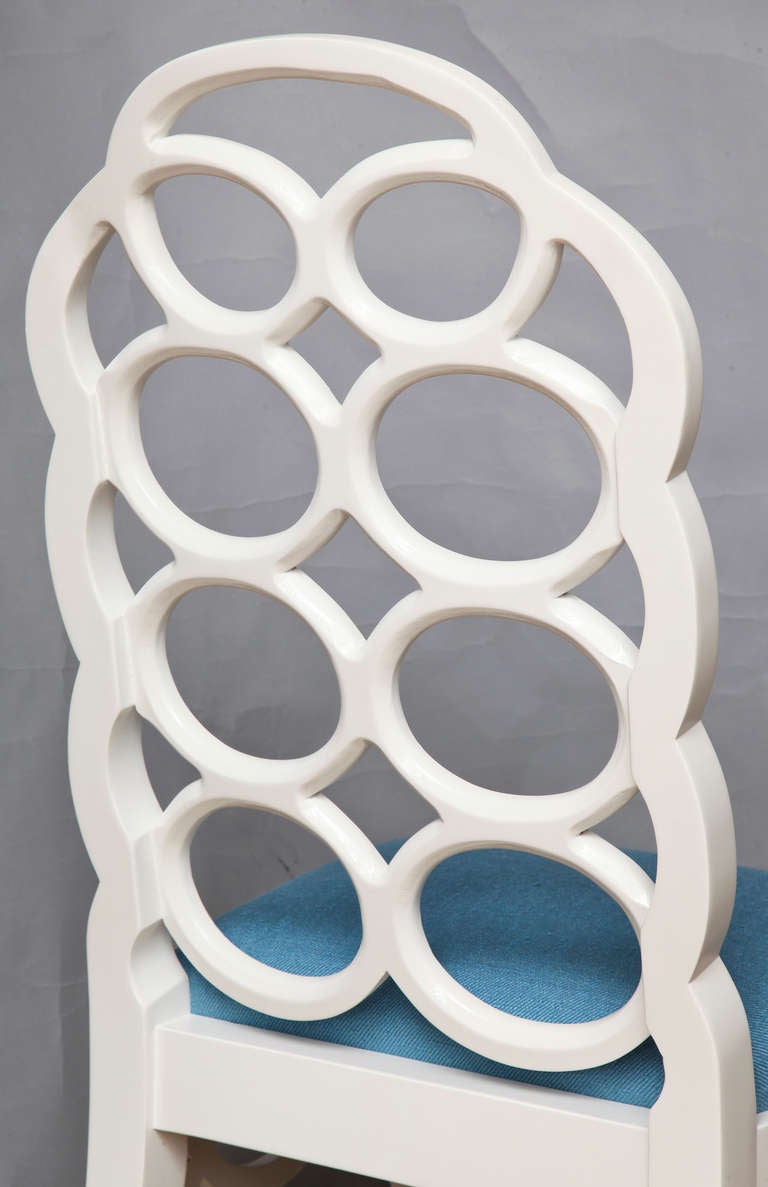 Set of Eight Frances Elkins-Designed Loop Chairs 2