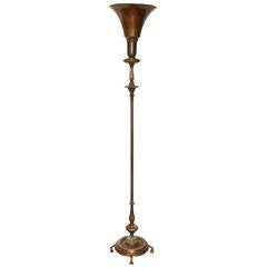 American Bronze Torchere Uplight 6